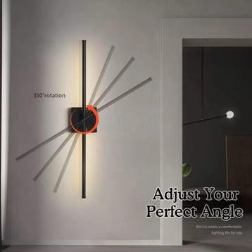 Oplaadbare LED Wandlamp Draadloos Zwart Goud, Huis en Inrichting, Lampen | Wandlampen, Verzenden, Nieuw
