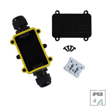 Waterdichte IP68 2-weg kabeldoos voor 3-draads aansluiting, Verzenden, Nieuw, Overige typen