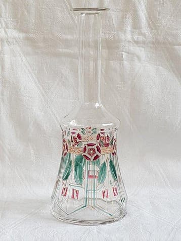 Meyrs Neffe - Karaf - Glas - Wijnkaraf, Antiek en Kunst, Antiek | Glas en Kristal