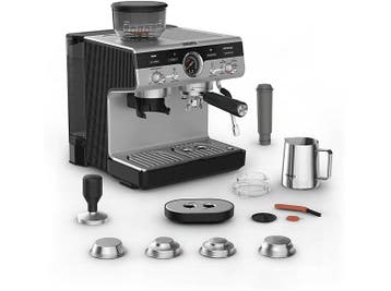 Krups -   Precision - Pistonmachine Aluminium, Verzenden, Nieuw, Combi