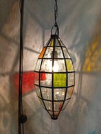 Plafondlamp - Glas-in-lood - Ambachtelijk glas-in-lood