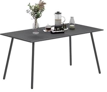 Stalen Buitentafel Rechthoekig – 150x80 cm, Weerbestendig, Verzenden, Nieuw