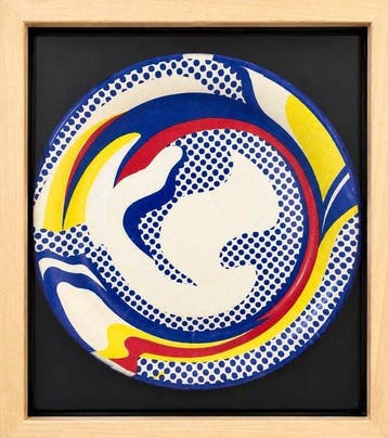 Roy Lichtenstein (1923-1997) (after) - Assiette, Antiek en Kunst