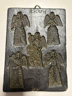 Icoon - Heiligen met Beschermengel - Was - Icono 1791