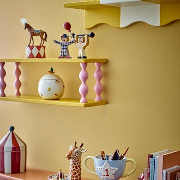 Bloomingville Wandplank Bibiola Geel -  – Product is, Verzenden, Nieuw