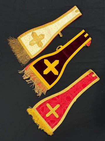 Stola (gewaad) (3) - Zijde, Fluweel - 1850-1900 - Partij