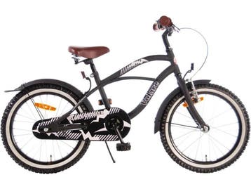 Volare Black Cruiser - Kinderfiets - 18 Inch - Jongens -, Fietsen en Brommers, Fietsen | Kinderfietsjes, Verzenden, Nieuw, Volare