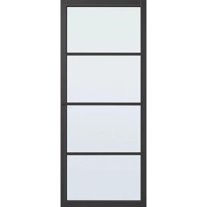 Cando binnendeur Hartford 93x211,5 (wit, Stomp, Blankglas), Doe-het-zelf en Verbouw, Deuren en Horren, Nieuw, Glas, Binnendeur