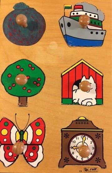 Rolf Inlegpuzzel met 6 figuren, Verzenden, Nieuw