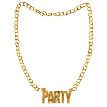 Gouden Party Ketting, Verzenden, Nieuw