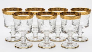 Vetri d Arte - Drinkservies voor 6 (6) - Medici - Kristal,