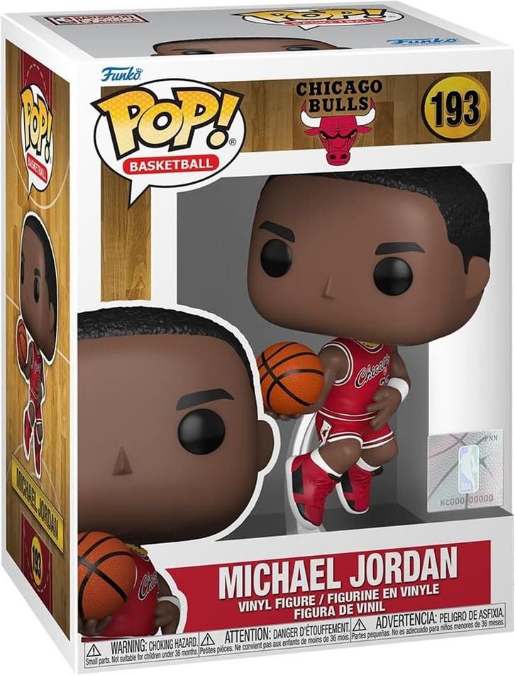 Funko Pop! - NBA Michael Jordan Bulls Rookie Season #193 |, Verzamelen, Poppetjes en Figuurtjes, Nieuw, Verzenden