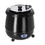 GGM Gastro | Soepketel - 9L - digitaal - zwart | SWH9SD |, Verzenden, Nieuw in verpakking, Fornuis, Frituur en Grillen