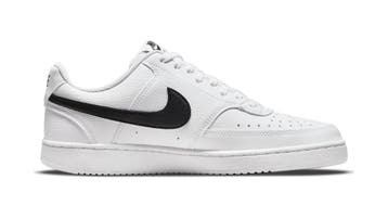 Nike Court Vision Low Next Nature Sneakers Dames Wit/Zwart, Ophalen of Verzenden, Nieuw