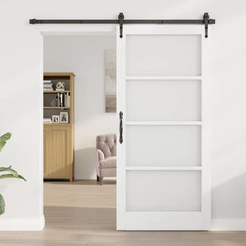 vidaXL Binnendeur ORKDAL Wit Geprimed 93 x 202 cm, Verzenden, Nieuw