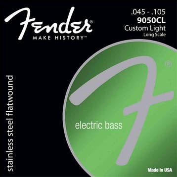 Fender 9050CL SubSonic Bassnaren Flatwound Stainless Steel, Ophalen of Verzenden, Nieuw