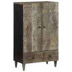 vidaXL buffetkast 60x33x100 cm massief mangohout, Huis en Inrichting, Kasten | Buffetkasten, Verzenden, Nieuw, Grenenhout