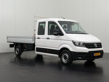Volkswagen Crafter 2.0TDI 140PK Open Laadbak Dubbele Cabine, Gebruikt, Euro 6, Volkswagen, Wit