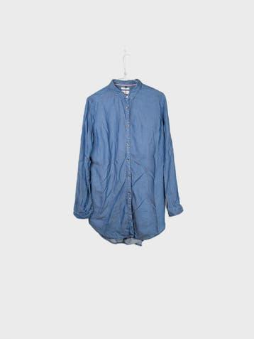 Tommy Hilfiger Casual Shirt Heren maat M Blauw Vintage, Ophalen of Verzenden, Nieuw