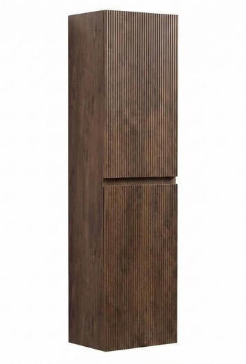 Badkamerkast Thermis 40 x 30 x 150 cm Walnoot Bruin, Verzenden, Nieuw, (Half)hoge kast