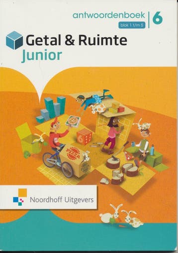 Getal en Ruimte Junior Antwoorden Rekenboek blok 1 t/m 5 gro, Verzenden, Nieuw