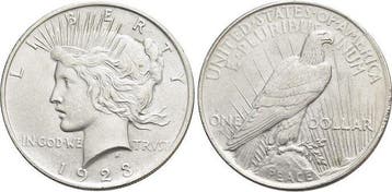 Dollar 1923 Vereinigte Staaten von Amerika, Verzenden