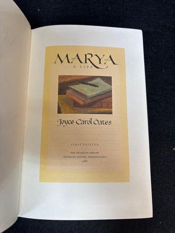 Joyce Carol Oates - Marya: A Life - 1986-1986