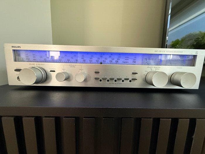 Philips - AH602 Solid state stereo receiver, Audio, Tv en Foto, Radio's