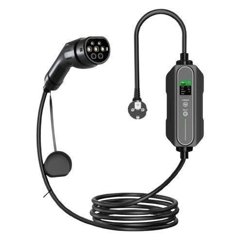 EV4U Mobiele Lader Type 2 vanaf stopcontact EU – 16A 1-Fase, Auto-onderdelen, Elektronica en Kabels, Erkend duurzaam, Nieuw, Herkomst onderdeel bekend