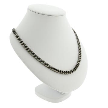 Zilveren robuuste gourmetschakel ketting, Sieraden, Tassen en Uiterlijk, Kettingen, Ophalen of Verzenden, Gebruikt, Zilver, Zilver