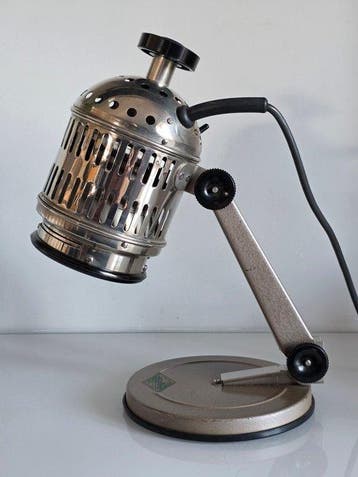 Gabinetowa Lampa Industrialna Grandiosa Johannes Richter jr., Antiek en Kunst