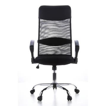 Directiestoel | Met Armleuning | Stof | Zwart | Ergonomisch, Huis en Inrichting, Bureaus, Verzenden, Nieuw