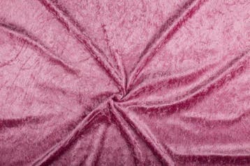 Velours stof – Donkerroze, Hobby en Vrije tijd, Stoffen en Lappen, 120 cm of meer, Ophalen of Verzenden, Roze, Polyester