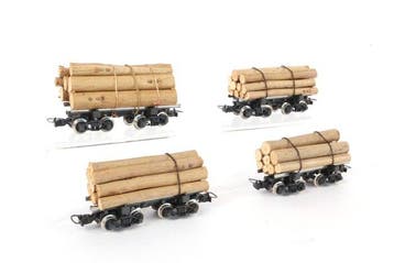 Rivarossi H0 - 2349 - Modeltrein goederenwagon (4) - Vier, Hobby en Vrije tijd, Nieuw