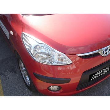 Koplampspoilers  Hyundai i10 2008-2013 (ABS), Auto-onderdelen, Ophalen of Verzenden, Nieuw
