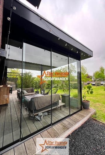 Glazen schuifwanden veranda | Vanaf €160 | Gratis bezorgd, Tuin en Terras, Verzenden, Nieuw, Veranda