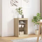 vidaXL Dressoir met LED-verlichting 41x37x67 cm sonoma, Huis en Inrichting, Kasten | Dressoirs, Minder dan 50 cm, Verzenden, Nieuw