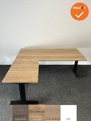Steelforce Pro 670 SLS hoekbureau  - Elektrisch - zit-sta..., Werkplek, Ophalen of Verzenden, Gebruikt, Bureau