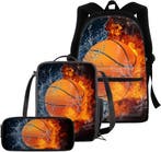 Kinderrugzak set | 30% Korting | Basketbalprint, Ophalen of Verzenden, Nieuw, Overige kleuren, Overige typen