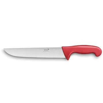 Déglon Vleesmes 25 cm – Ergonomisch Rood Handvat – Roes, Ophalen of Verzenden, Nieuw, Overige materialen