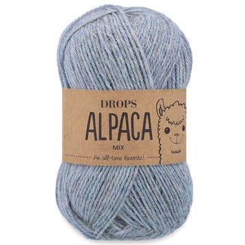 DROPS Alpaca Mix - 9021 mist - Wol Garen, Ophalen of Verzenden, Nieuw