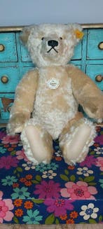 Steiff - Teddybeer Steiff Classic 1920 Teddy Bear replica in, Antiek en Kunst, Antiek | Speelgoed