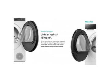 Hisense DH5S902BW - Warmtepompdroger - A+++ energiezuinig -, Verzenden, Zo goed als nieuw