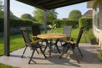Hartman ronde tuinset South Wales tafel - Napoli tuinstoelen, Verzenden, Nieuw, Overige materialen, Tuinset