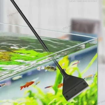 Aquarium Schraper: Dubbelzijdig Algenverwijderaar voor Glas, Verzenden, Nieuw