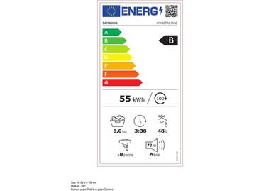 Samsung WW80TA049AE - Vrijstaande voorlader wasmachine - 8, Verzenden, Zo goed als nieuw