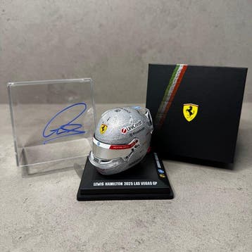 Ferrari - Lewis Hamilton - 2025 Las Vegas GP - 2025 - Helm, Verzamelen, Automerken, Motoren en Formule 1, Nieuw
