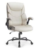 Ergonomische gamingstoel pu leer met lendensteun &amp; armen, Verzenden, Zwart, Nieuw, Bureaustoel