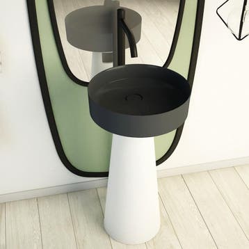 Waskom Voetstuk Ideavit Solidfloat-PE/G 30x30x75 cm Solid, Ophalen of Verzenden, Nieuw
