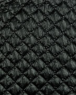 Gewatteerde Polyester Zwart Paillet, Hobby en Vrije tijd, Stoffen en Lappen, Nieuw, Zwart